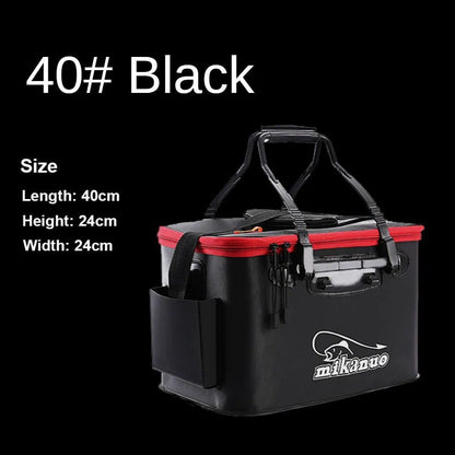 best Zipper Fishing Bucket Live Fish Container Multi-Functional Fish Live Lures Bucket Outdoor EVA Fishing Bag Foldable Fishing Bag shop online at M2K Trends for