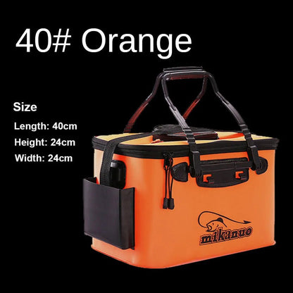 best Zipper Fishing Bucket Live Fish Container Multi-Functional Fish Live Lures Bucket Outdoor EVA Fishing Bag Foldable Fishing Bag shop online at M2K Trends for