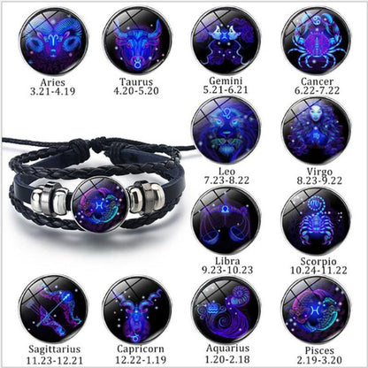 best Zodiac Constellation Bracelet Braided Design Bracelet For Men Women Kids Zodiac Constellation Bracelet shop online at M2K Trends for Braided Design Bracelet For Men Women Kids